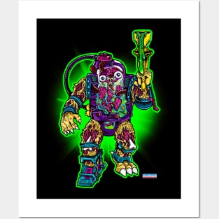 Muta-Man green glow Posters and Art